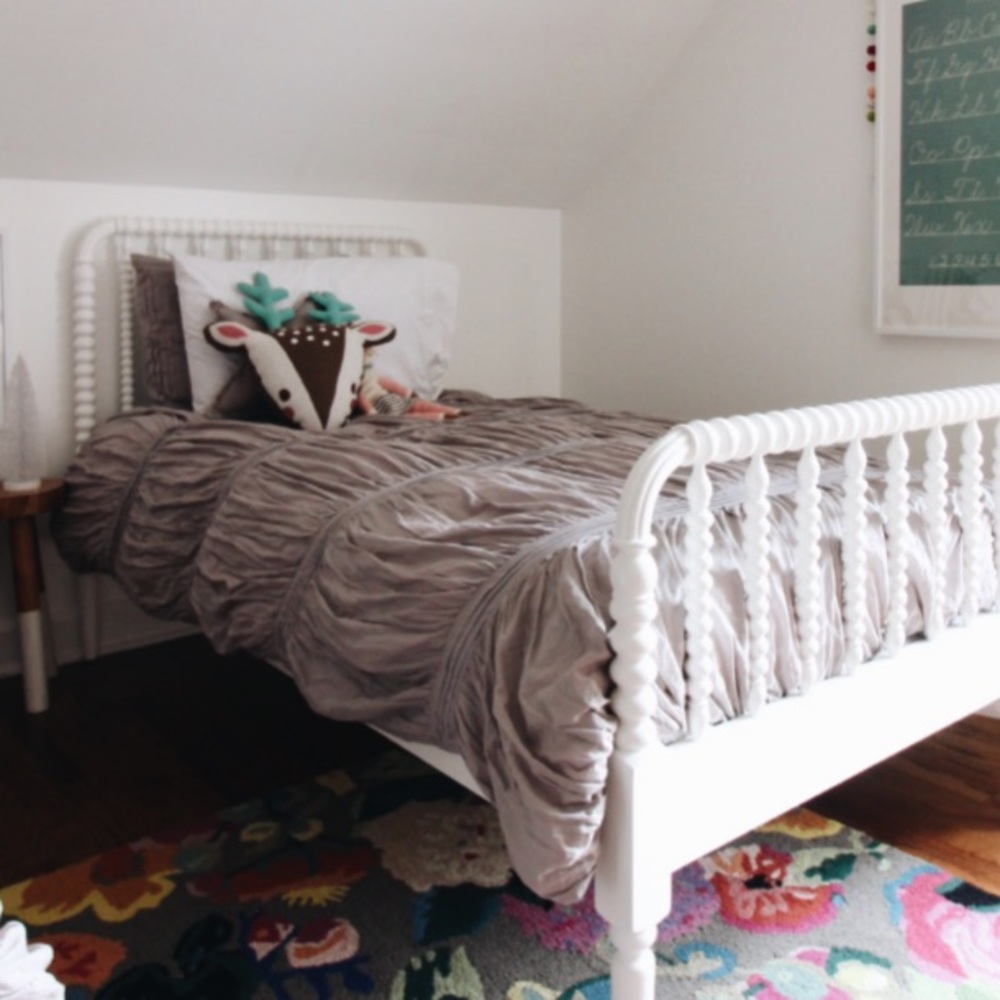 The Land of Nod Grey Modern Chic Duvet